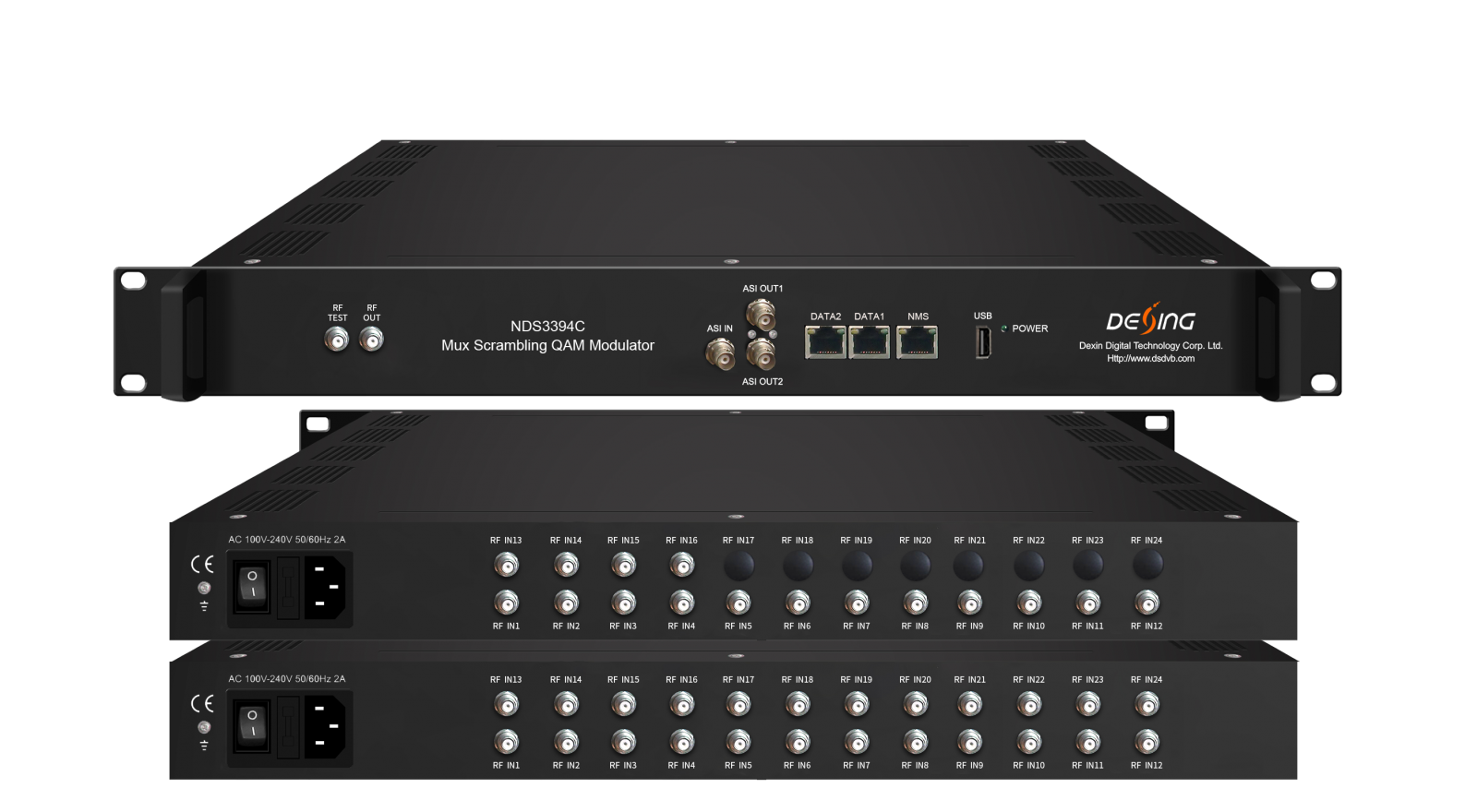 NDS3394C 16in1 24in1 Mux-scrambling QAM Modulator