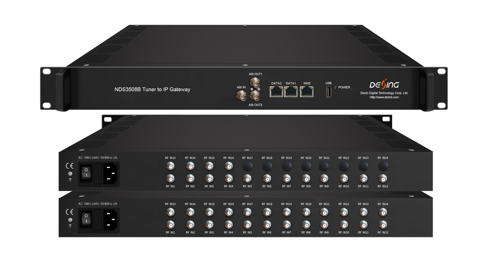 NDS3508B 16in1 24in1 Tuner to IP Gateway